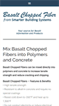 Mobile Screenshot of basalt-chopped-fiber.com